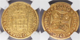 D.João V - 1/2 Moeda (2000 Réis) 1710, NGC VF35, A.G:94.04, 46,66gr