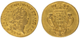 D.João V - Escudo (1600 Réis) 1726, MBC, A.G:117.05, Data Tipo, 3,50gr