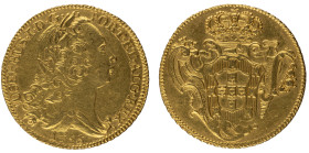 D.José I - Peça (6400 Réis) 1756, MBC, A.G:53.07, 14,23gr