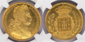 D.João VI - Peça 1822 (6400 Réis), NGC MS62, A.G:18.07, 52,23gr