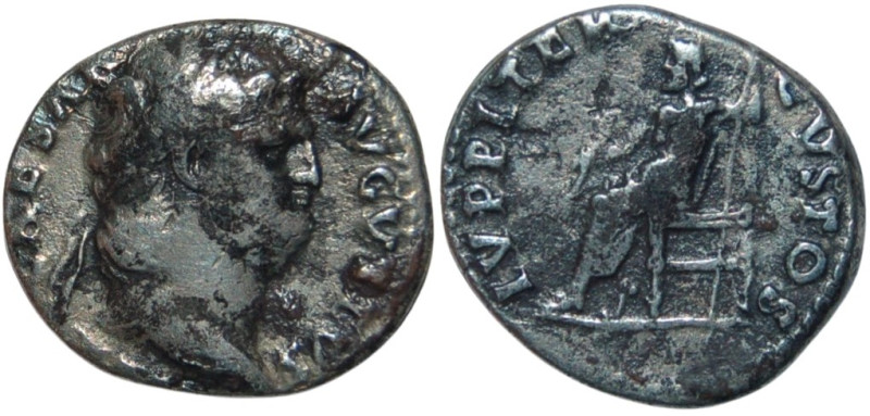 Nero AR Denarius
Obv. NERO CAESAR AVGVSTVS, laureate head right.
Rev: IVPPITER C...