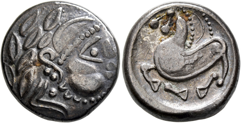 CARPATHIAN REGION. Uncertain tribe. Circa 2nd century BC. Tetradrachm (Silver, 2...