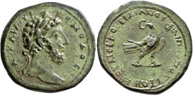 THRACE. Philippopolis. Commodus, 177-192. Tetrassarion (Bronze, 32 mm, 15.86 g, 5 h), Q. Caecilius Secundus Servilianus, legatus Augusti pro praetore ...