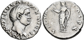 Otho, 69. Denarius (Silver, 18 mm, 3.29 g, 6 h), Rome. IMP M OTHO CAESAR AVG TR P Bare head of Otho to right. Rev. SECVRITAS P R Securitas standing fr...