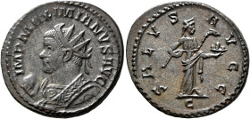 Maximianus, first reign, 286-305. Antoninianus (Silvered bronze, 23 mm, 4.50 g, 12 h), Lugdunum, 290-291. IMP MAXIMIANVS AVG Radiate bust of Maximianu...