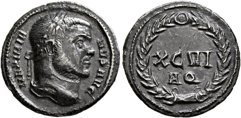 Maximianus, first reign, 286-305. Argenteus (Silver, 18 mm, 3.23 g, 12 h), Aquil...
