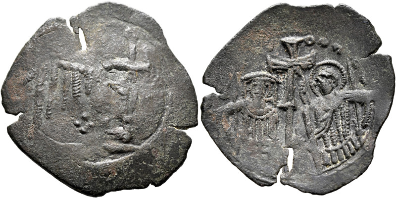 Andronicus II Palaeologus, 1282-1328. Trachy (Bronze, 28 mm, 2.56 g, 6 h), Thess...
