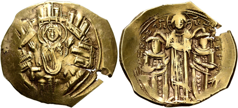 Andronicus II Palaeologus, with Michael IX, 1282-1328. Hyperpyron (Electrum, 26 ...