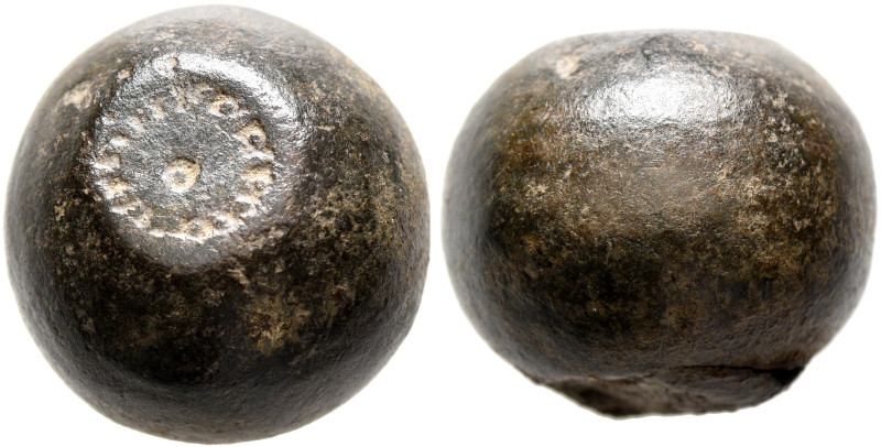 MEDIEVAL, Northeastern Europe, 10th-12th centuries. Weight (Bronze, 15 mm, 11.76...
