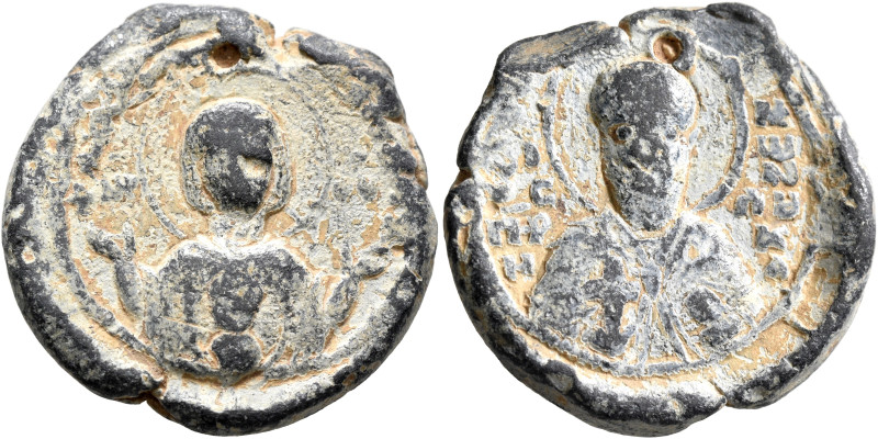 The Monastery of Hosios Loukas (?), 2nd half of 11th century. Seal (Lead, 24 mm,...