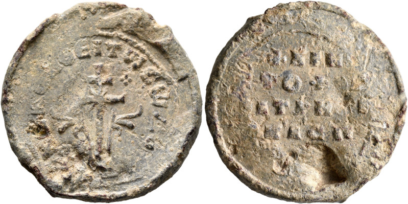 Christophoros, patrikios and imperial protospatharios, 10th century. Seal (Lead,...