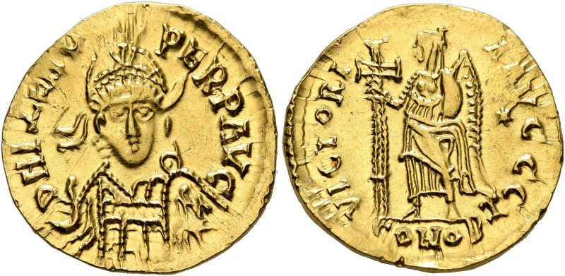 VISIGOTHS, Gaul. Euric (?), 466-484. Solidus (Gold, 20 mm, 4.45 g, 6 h), in the ...