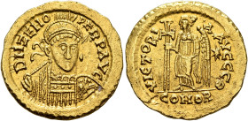 UNCERTAIN GERMANIC TRIBES, Pseudo-Imperial coinage. Late 5th century AD or slightly later. Solidus (Gold, 20 mm, 4.45 g, 6 h), imitating Zeno (476-491...