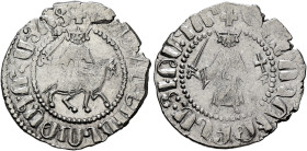 ARMENIA, Cilician Armenia. Royal. Gosdantin I, 1298-1299. Tram (Silver, 22 mm, 2.80 g, 9 h), Sis. +ԿՈՍՏԱՆԴԻԱՆ ՈՍ ԹԱԳ ՈՐ ՀԱՅՈՑ ('Gosdantin King of the ...