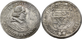 AUSTRIA. Holy Roman Empire. Leopold V, Archduke, 1619-1632. Taler 1620 (Silver, 42 mm, 28.58 g, 12 h), Hall. ✱LEOPOLDVS•NECNON•CÆTERI•D:G:ARCHID:AVSTR...