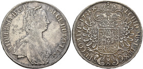 AUSTRIA. Holy Roman Empire. Maria Theresia, Empress, 1740-1780. Taler 1751 (Silver, 41 mm, 28.07 g, 12 h), Hall. M•THERESIA•D:G•R• - IMP•GE•HU•BO•REG:...
