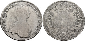 AUSTRIA. Holy Roman Empire. Maria Theresia, Empress, 1740-1780. Taler 1752 (Silver, 41 mm, 27.24 g, 12 h), Hall. M•THERESIA•D:G•R• - IMP•GE•HU•BO•REG:...