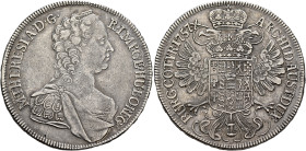 AUSTRIA. Holy Roman Empire. Maria Theresia, Empress, 1740-1780. Taler 1757 (Silver, 41 mm, 27.93 g, 12 h), Wien (Vienna). M•THERESIA•D:G• - R•IMP•GE•H...