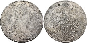 AUSTRIA. Holy Roman Empire. Maria Theresia, Empress, 1740-1780. Taler 1774 (Silver, 41 mm, 27.97 g, 12 h), Günzburg. M•THERESIA•D:G• - R•IMP•HU•BO•REG...