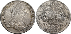 AUSTRIA. Holy Roman Empire. Maria Theresia, Empress, 1740-1780. Taler 1774 (Silver, 41 mm, 27.98 g, 12 h), Wien (Vienna). M•THERESIA•D:G• - R•IMP•HU•B...