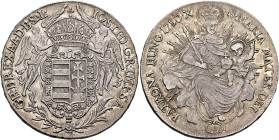 AUSTRIA. Holy Roman Empire. Josef II, Emperor, 1765-1790. Taler 1783 B (Silver, 41 mm, 28.00 g, 12 h), Kremnitz (Kremnica). IOS•II•D•G•R•IMP•S•A• - G•...