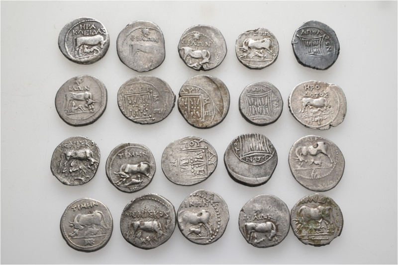 A lot containing 20 silver coins. All: Illyrian Drachms. Fine to very fine. LOT ...