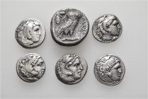 A lot containing 6 silver coins. All: Greek. Fine to very fine. LOT SOLD AS IS, NO RETURNS. 6 coins in lot.


From the collection of a Cosmopolitan...