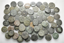 A lot containing 73 bronze coins. All: Amisos. Bronzes. Fair to very fine. LOT SOLD AS IS, NO RETURNS. 73 coins in lot.


From a European collectio...