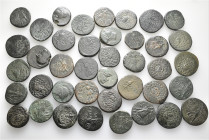 A lot containing 40 bronze coins. All: Amisos. Bronzes. Fair to very fine. LOT SOLD AS IS, NO RETURNS. 40 coins in lot.


From a European collectio...