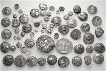 A lot containing 65 silver coins. All: Greek. Fine to very fine. LOT SOLD AS IS, NO RETURNS. 65 coins in lot.


Ex Leu Web Auction 29, 24-26 Februa...
