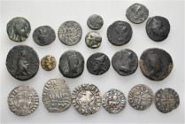 A lot containing 20 silver and bronze coins. Including: Greek, Armenian, Cappadocian and Cilician Armenian. Fine to very fine. LOT SOLD AS IS, NO RETU...