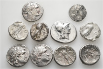 A lot containing 10 silver coins. All: Greek, mostly tetradrachms. Fine to very fine. LOT SOLD AS IS, NO RETURNS. 10 coins in lot.


From the colle...
