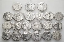 A lot containing 21 silver coins. All: Roman Provincial. Fine to good very fine. LOT SOLD AS IS, NO RETURNS. 21 coins in lot.


From the collection...