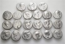A lot containing 21 silver coins. All: Roman Provincial. Fine to good very fine. LOT SOLD AS IS, NO RETURNS. 21 coins in lot.


From the collection...
