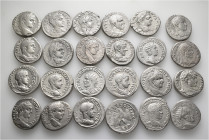 A lot containing 24 silver coins. All: Roman Provincial. Syro-Phoenician Tetradrachms. Very fine to extremely fine. LOT SOLD AS IS, NO RETURNS. 24 coi...