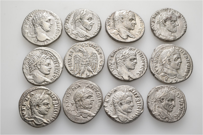 A lot containing 12 silver coins. All: Syro-Phoenician. Tetradrachms. About very...