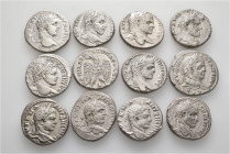A lot containing 12 silver coins. All: Syro-Phoenician. Tetradrachms. About very fine to good very fine. LOT SOLD AS IS, NO RETURNS. 12 coins in lot....