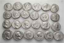 A lot containing 24 silver coins. All: Roman Provincial. Syro-Phoenician Tetradrachms. Very fine to extremely fine. LOT SOLD AS IS, NO RETURNS. 24 coi...