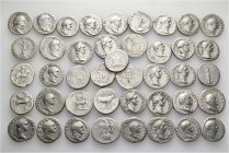 A lot containing 42 silver coins. All: Roman Imperial. Denarii. Fair to very fine. LOT SOLD AS IS, NO RETURNS. 42 coins in lot.


From a European c...