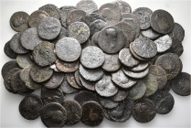 A lot containing 87 bronze coins. All: Roman Imperial. Fair to fine. LOT SOLD AS IS, NO RETURNS. 87 coins in lot.


From a European collection, for...