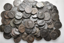 A lot containing 79 bronze coins. All: Roman Imperial. Fair to fine. LOT SOLD AS IS, NO RETURNS. 79 coins in lot.


From a European collection, for...