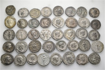 A lot containing 40 silver coins. All: Roman Imperial Antoniniani. Fine to good very fine. LOT SOLD AS IS, NO RETURNS. 40 coins in lot.


From a Sw...