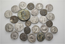 A lot containing 26 silver and bronze coins. All: Roman Imperial. Fine to good very fine. LOT SOLD AS IS, NO RETURNS. 26 coins in lot.


From a Eur...