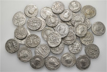 A lot containing 35 silver coins. All: Roman Imperial. Antoniniani. About very fine to good very fine. LOT SOLD AS IS, NO RETURNS. 35 coins in lot.
...