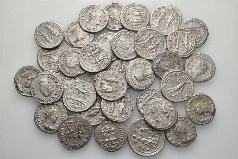 A lot containing 35 silver coins. All: Roman Imperial. Antoniniani. About very f...