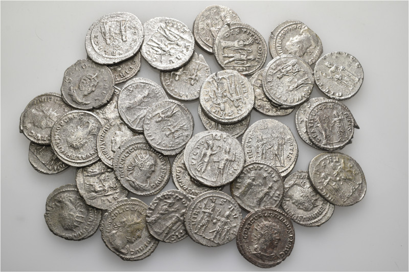 A lot containing 35 silver coins. All: Roman Imperial. Antoniniani. About very f...