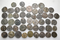 A lot containing 50 bronze coins. All: Gallienus and his family. Antoniniani. Fine to very fine. LOT SOLD AS IS, NO RETURNS. 50 coins in lot.


Fro...