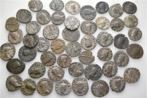 A lot containing 50 bronze coins. All: Gallienus and his family. Antoniniani. Fine to very fine. LOT SOLD AS IS, NO RETURNS. 50 coins in lot.


Fro...