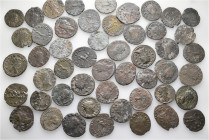 A lot containing 50 bronze coins. All: Gallienus and his family. Antoniniani. Fine to very fine. LOT SOLD AS IS, NO RETURNS. 50 coins in lot.


Fro...