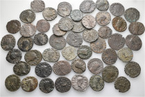 A lot containing 50 bronze coins. All: Gallienus and his family. Antoniniani. Fine to very fine. LOT SOLD AS IS, NO RETURNS. 50 coins in lot.


Fro...